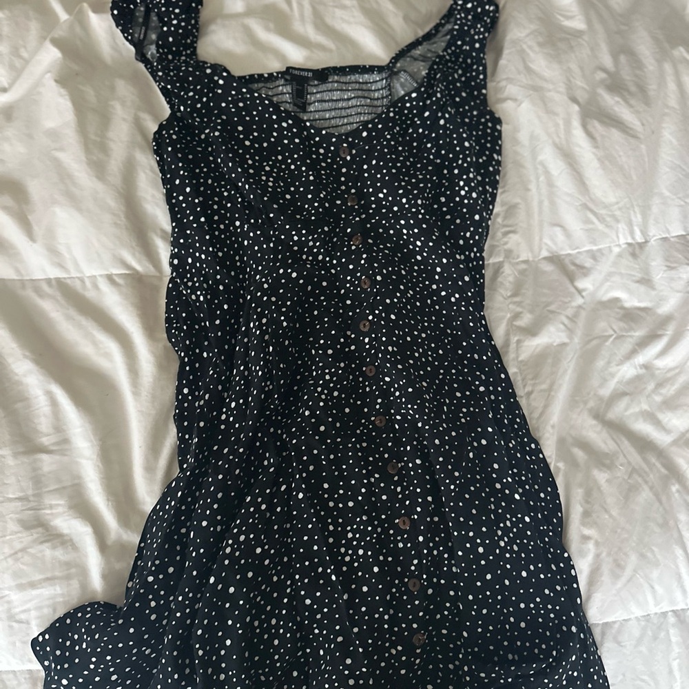 Forever 21 Black and White Mini Dress
